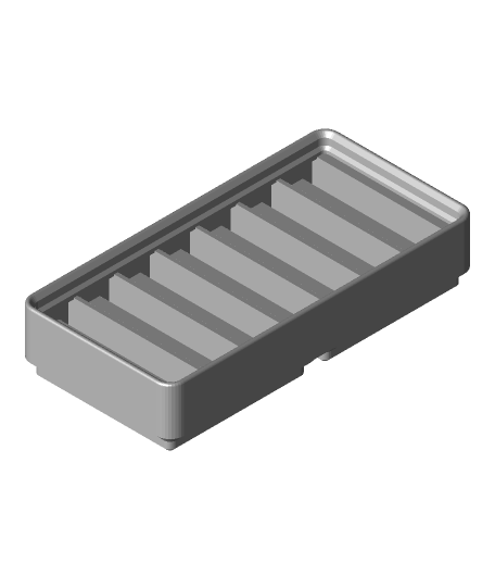 gridfinity 1x2 dip28 chip trays  3D print model - Mito3D