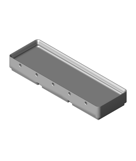grillefinity 1x3 silicium câble base 3D print model - Mito3D