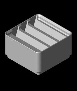 gridfinity 3 popsocket suporte 3d print model - Mito3D