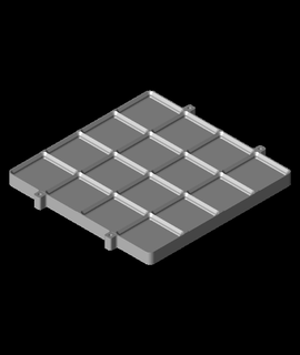 gridfinity 4x4 base alças km168 3d print model - Mito3D