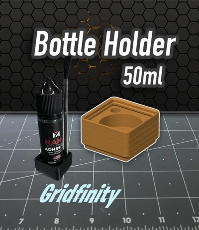gridfinity 50 60ml bottle holder - 3d by k2 kevin on thangs 50ml 3d print model - Mito3D
