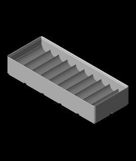 gridfinity 5x2 filo bobina Conservazione 3d print model - Mito3D