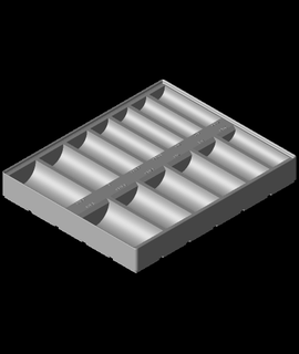 grillefinity 5x6 pouce Profond impact chaussette Entreprise industriel 3d print model - Mito3D