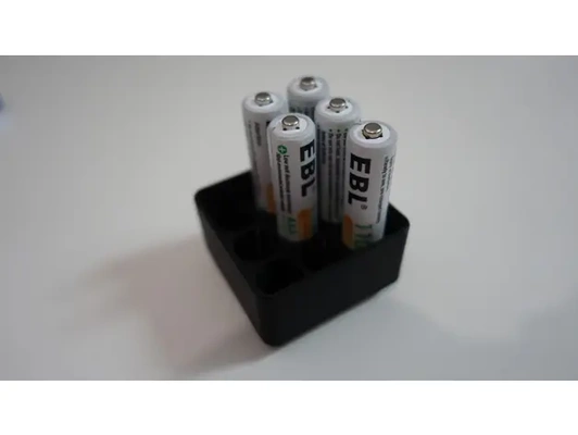 gridfinity 9x aaa battery holder - 3d by sjdawson on thangs 3d print model - Mito3D