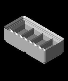 gridfinity aaaa 9v batería soporte aficiones juegos 3d print model - Mito3D