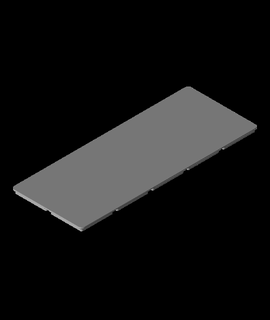 Gridfinity Adapter 2x5stl 3d print model - Mito3D