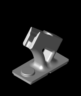 gridfinity aerógrafo estante soporte davehlewis aficiones juegos 3d print model - Mito3D