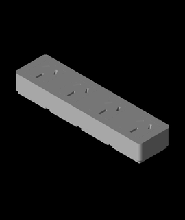 gridfinity aus nz power brick module 3d print model - Mito3D