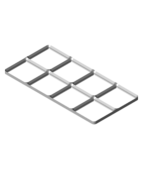 grillefinity plaques base 3d modèle zackfreedman 3D print model - Mito3D