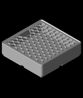 gridfinity baño jabón soporte hogar casa jardín 3d print model - Mito3D