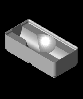 gridfinity bic encendedor bandeja robarrobar dispositivos 3d print model - Mito3D