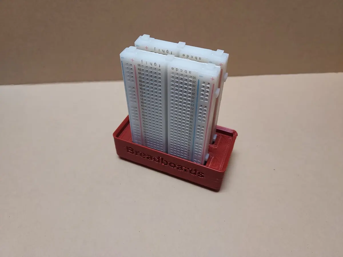 gridfinity breadboard bins 2x1 - 3d by landrum engineering on thangs 3D print model - Mito3D