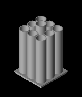 gridfinity spazzola impostato organizzatore 2x2 hobby Giochi 3d print model - Mito3D