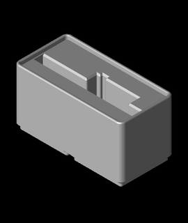 gridfinity caliper holder - harbor frei 3d print model - Mito3D