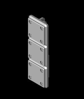 gridfinity cartão mudança suporte 3d print model - Mito3D