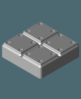 gridfinity charging brick holder - narsterstar 3d print model - Mito3D