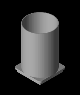 gridfinity circular suporte 1x1 hobbies jogos 3d print model - Mito3D