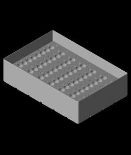 grillefinity compact Fraise bout espace rangement passe temps Jeux 3d print model - Mito3D