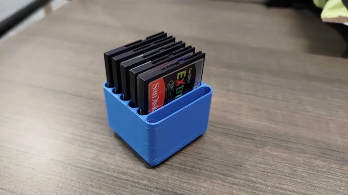 gridfinity compact flash card holder - 3d by jjfoerch on thangs 3d print model - Mito3D