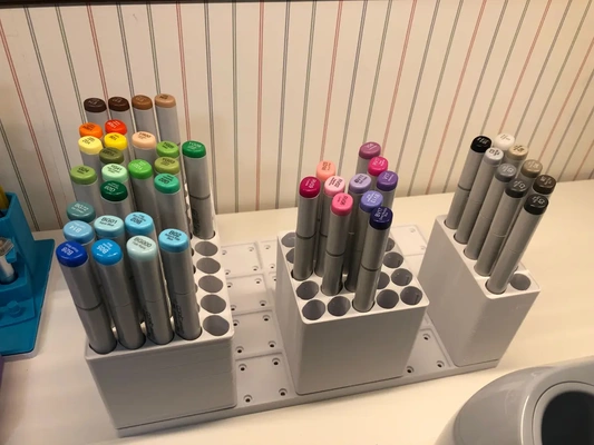 gridfinity copic marker bin - 3d by lathempack on thangs 3d print model - Mito3D