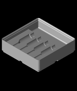 gridfinity escareador conjunto suporte 3d print model - Mito3D
