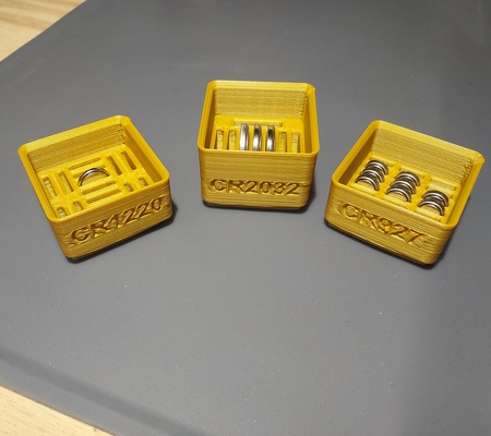 gridfinity crxxxx battery bin collection - 3d by landrum engineering on thangs 3d print model - Mito3D