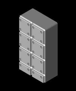 gridfinity profundo enchufe conjunto soporte 3d print model - Mito3D