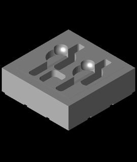 gridfinity discar teste indicador suporte 3d print model - Mito3D