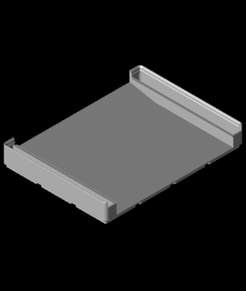 ızgara sonluluğu diskli küçük kağıt tepsi 3d print model - Mito3D