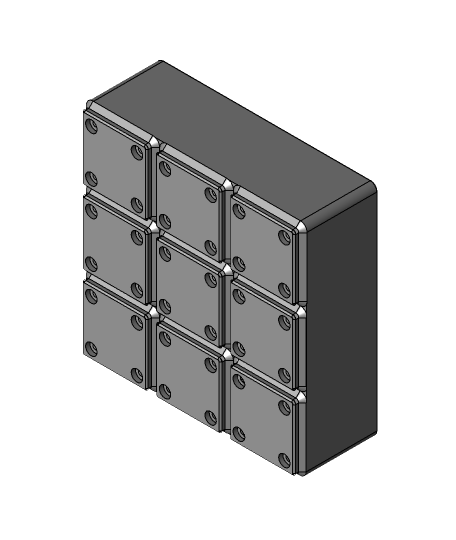 gridfinity dremel bit caddy 3D print model - Mito3D