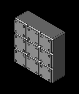 grillefinity dremel bit caddie 3d print model - Mito3D