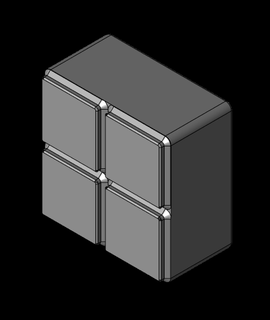 grillefinity percer caddie 3d print model - Mito3D