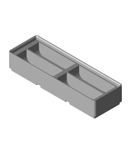 gridfinity dymo letratag tape holder 3D print model - Mito3D