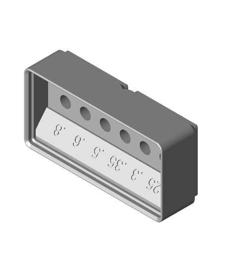 Gridfinity e3d v6 Düse Extruder Spaß Pack Halter Unterstützung 3d Modell danke 3D print model - Mito3D