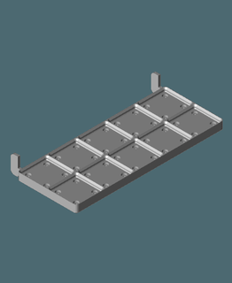 gridfinity elfa pegboard estante jevans84 3d print model - Mito3D
