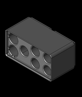 gridfinity fits wiha 7pc micro screwdrive 3d print model - Mito3D