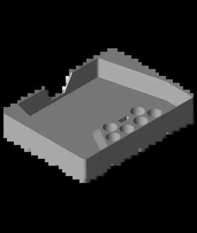 gridfinity juego controlador soporte 3x4 3d by espacio engranajes on gracias 3d print model - Mito3D
