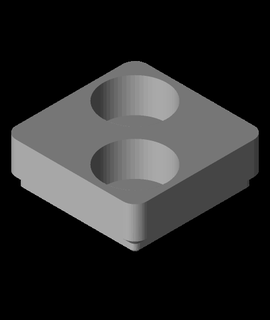 gridfinity colla bastone titolare supporto attività commerciale industriale 3d print model - Mito3D