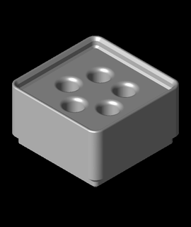 gridfinity heat set insert tips Hobbies & Games 3d print model - Mito3D