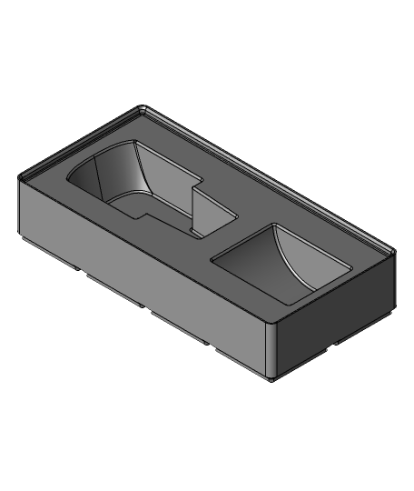 Gridfinity Halter Unterstützung Omega Dymo 3D print model - Mito3D