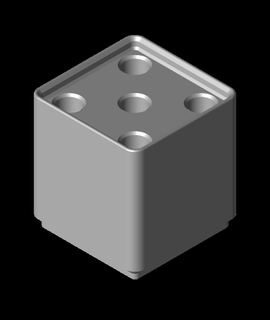 grillefinity trou personnalisateur 3d print model - Mito3D