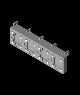 grillefinity Ikea skadis adaptateur 3d print model - Mito3D