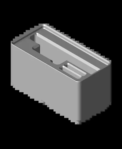gridfinity insize 1108-150 caliper holder cr2032 slots - 3d by rubinator9000 on thangs 3d print model - Mito3D