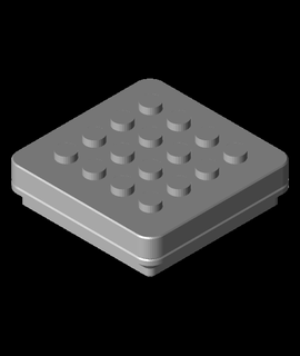 gridfinity Lego minifig estante soporte aficiones juegos 3d print model - Mito3D