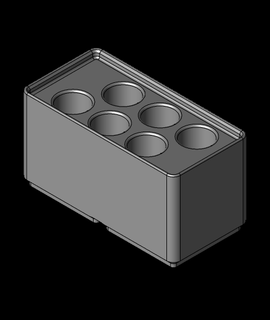 gridfinity estrela pulga tecido marcador suporte casa jardim 3d print model - Mito3D