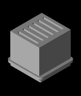 grillefinity mini Plastique lame passe temps Jeux 3d print model - Mito3D