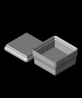 Gridfinity Mini nass Palette 1x1 Hobbys Spiele 3d print model - Mito3D