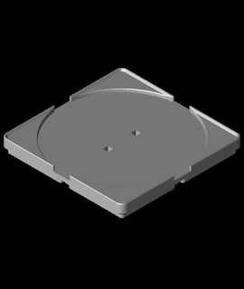 Gridfinity Prägung Beagle Nocken montieren Hobbys Spiele 3d print model - Mito3D