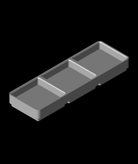 gridfinity modificado 1x3x15 3d print model - Mito3D