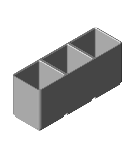 gridfinity modificato 1x3x55 3D print model - Mito3D